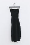 Marc le bihan belted tube top dress 21938-E21 BLACK